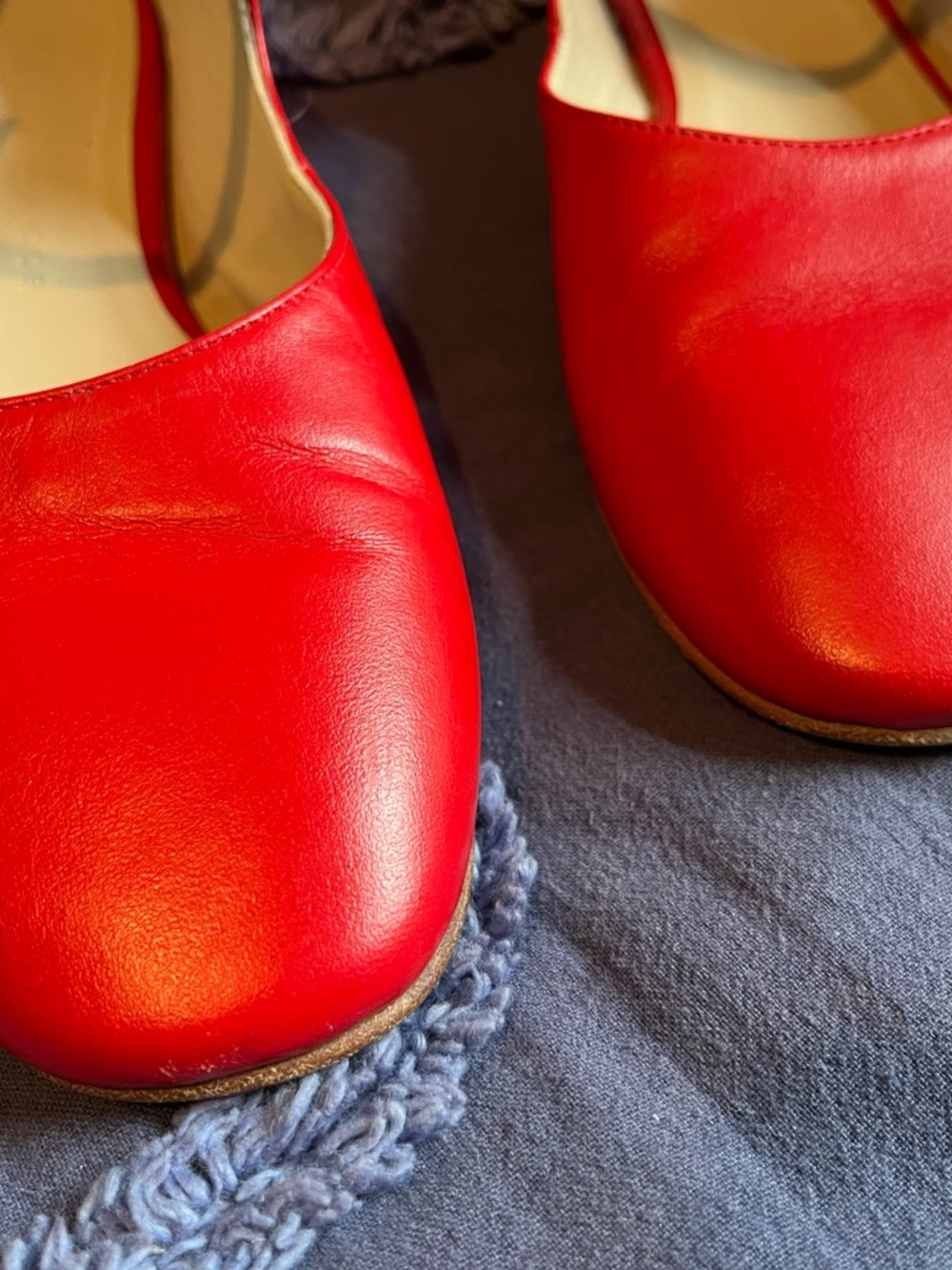 Freda Salvador Red Mary Jane Flats - Picture 3 of 4